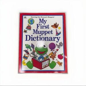 My First Muppet Dictionary PAPERBACK (1988) Jim Henson/Muppet Press EXCELLENT